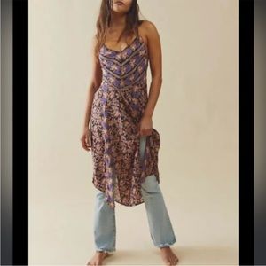 Free People Surf City midi dress NWT size Large